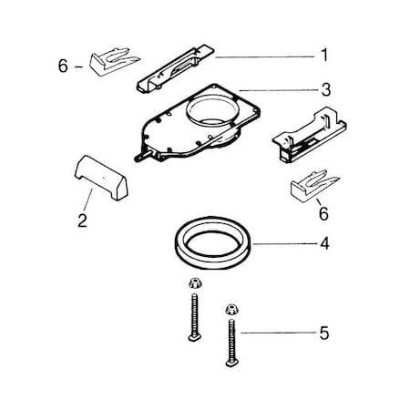 Thetford VALVE ASSY, EM SERVICE PKG. 12836